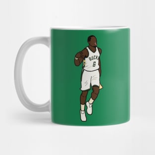 Eric Bledsoe 3 Point Celebration - NBA Milwaukee Bucks Mug